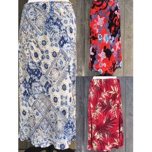 **Bundle** ALL THREE SUMMER MIDI LENGTH SKIRTS